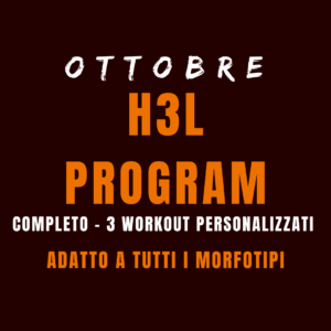 PROGRAMMA H3L PROGRAM OTTOBRE